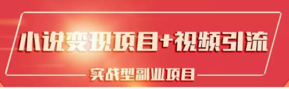 黄岛主小说变现副业项目：老项目新玩法，视频被动引流躺赚模式