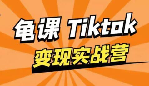 龟课-TikTok变现实战训练营 第1期 多种变现模式，轻松赚美刀