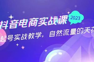 抖音电商实战课：0粉起号实战教学，自然流量的天花板（2月19最新）