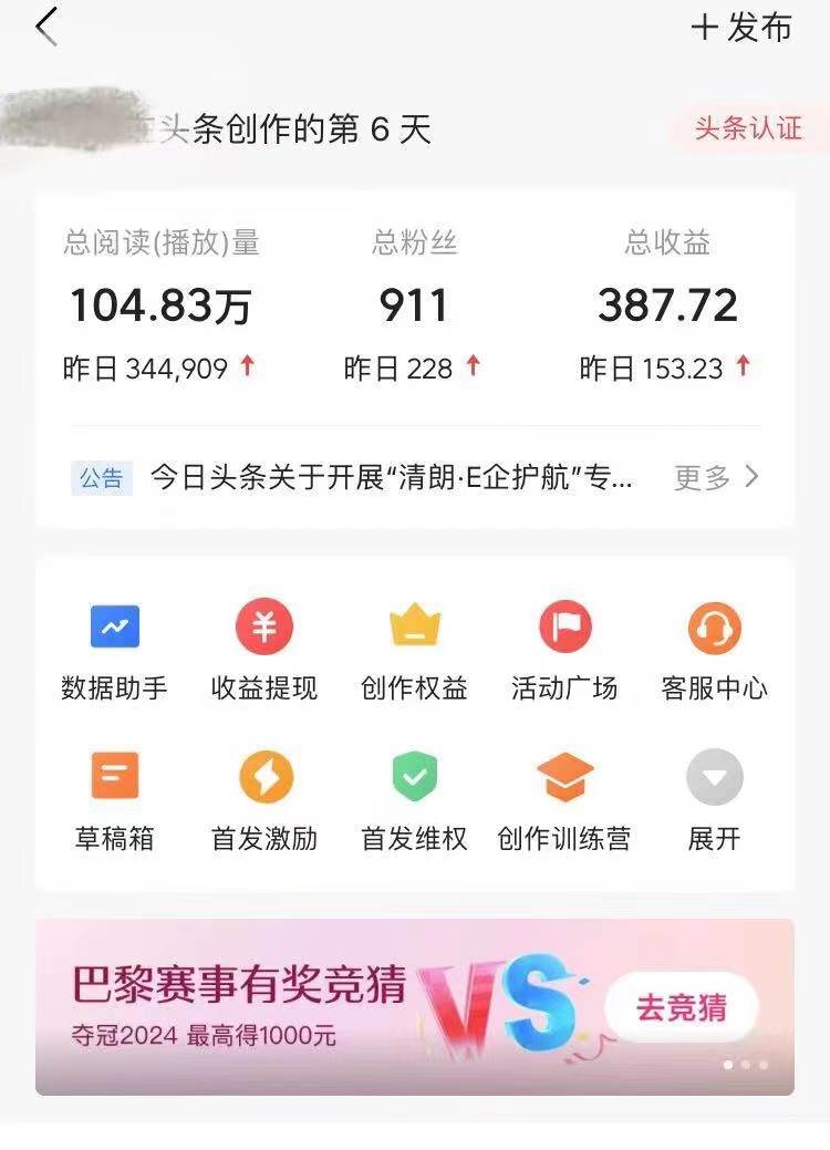 （12419期）AI头条掘金，门槛超低，小白也能轻松上手，简简单单日入1000+插图3